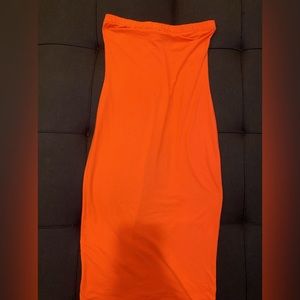 Tube top dress